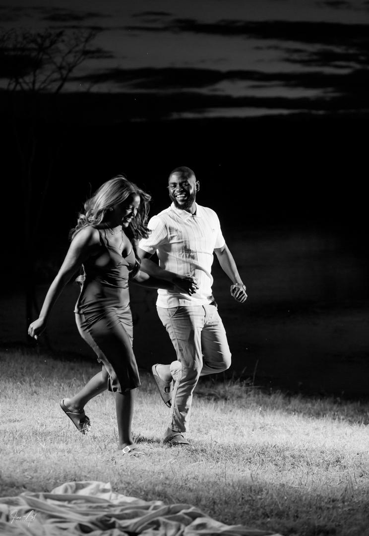 Alex and Taonga outdoors